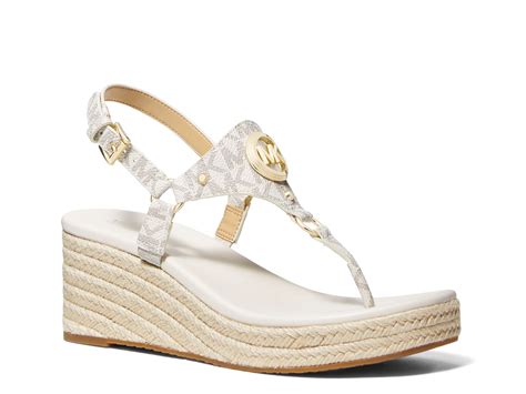 michael michael kors maddox platform wedge sandals|Michael Kors casey wedge sandals.